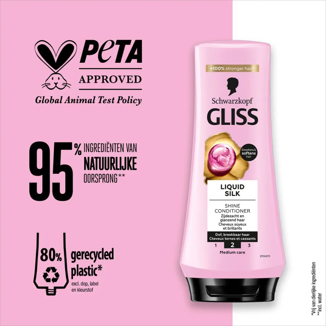 Gliss Liquid Silk Conditioner 200ml - 6 Stuks