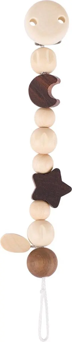 Goki Fopspeenketting Maan en Ster