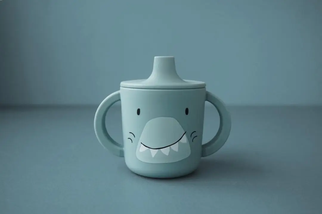 Trixie Mr. Shark Tuitbeker - Siliconen - 0,2L - Blauw