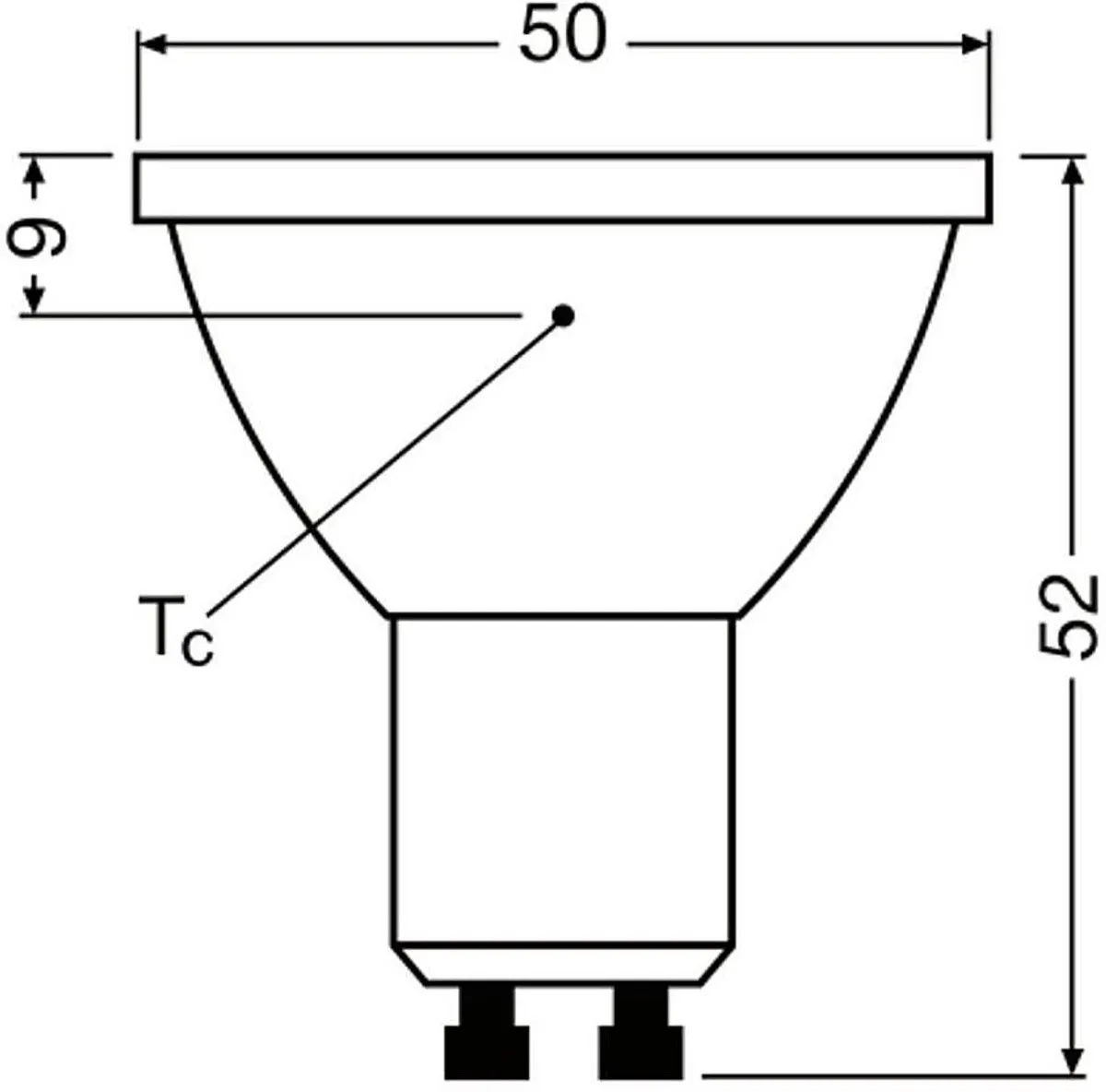 LEDVANCE GU10 PAR16 Reflector 6.1W 575lm Warm Wit - Dimbaar - afbeelding 5 van 6