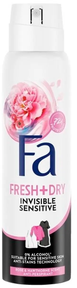 Fa Invisible Sensitive Deodorant 150ml