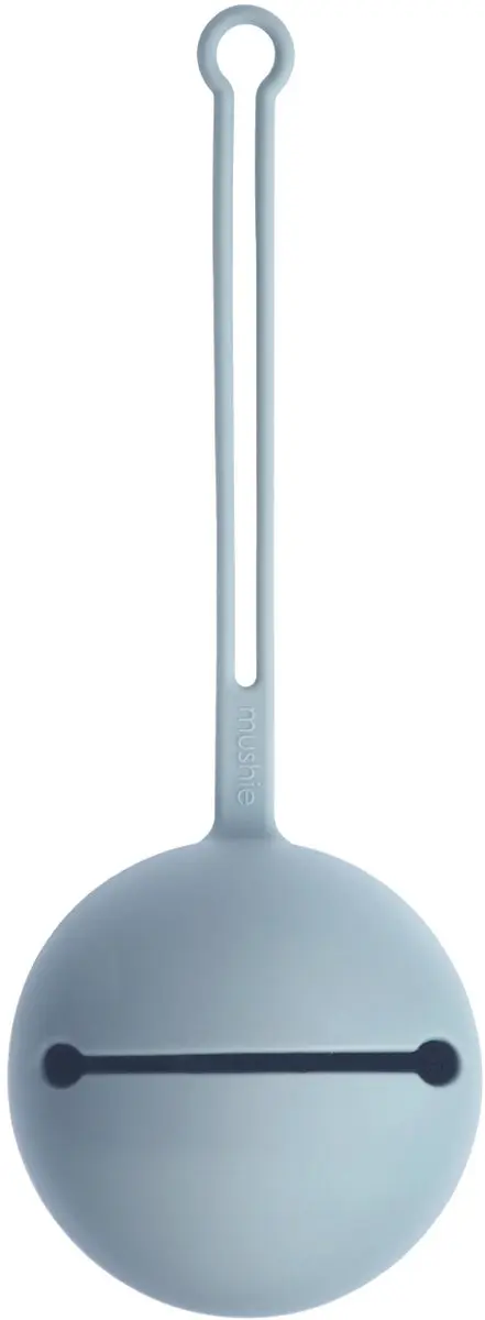 Mushie Fopspeendoosje Siliconen Powder Blue