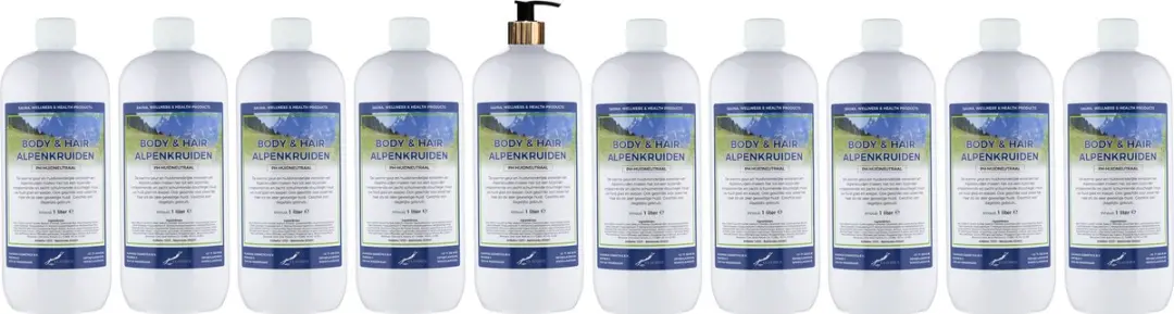 Splashbox Cosmetics Alpenkruiden Body & Hair 1L