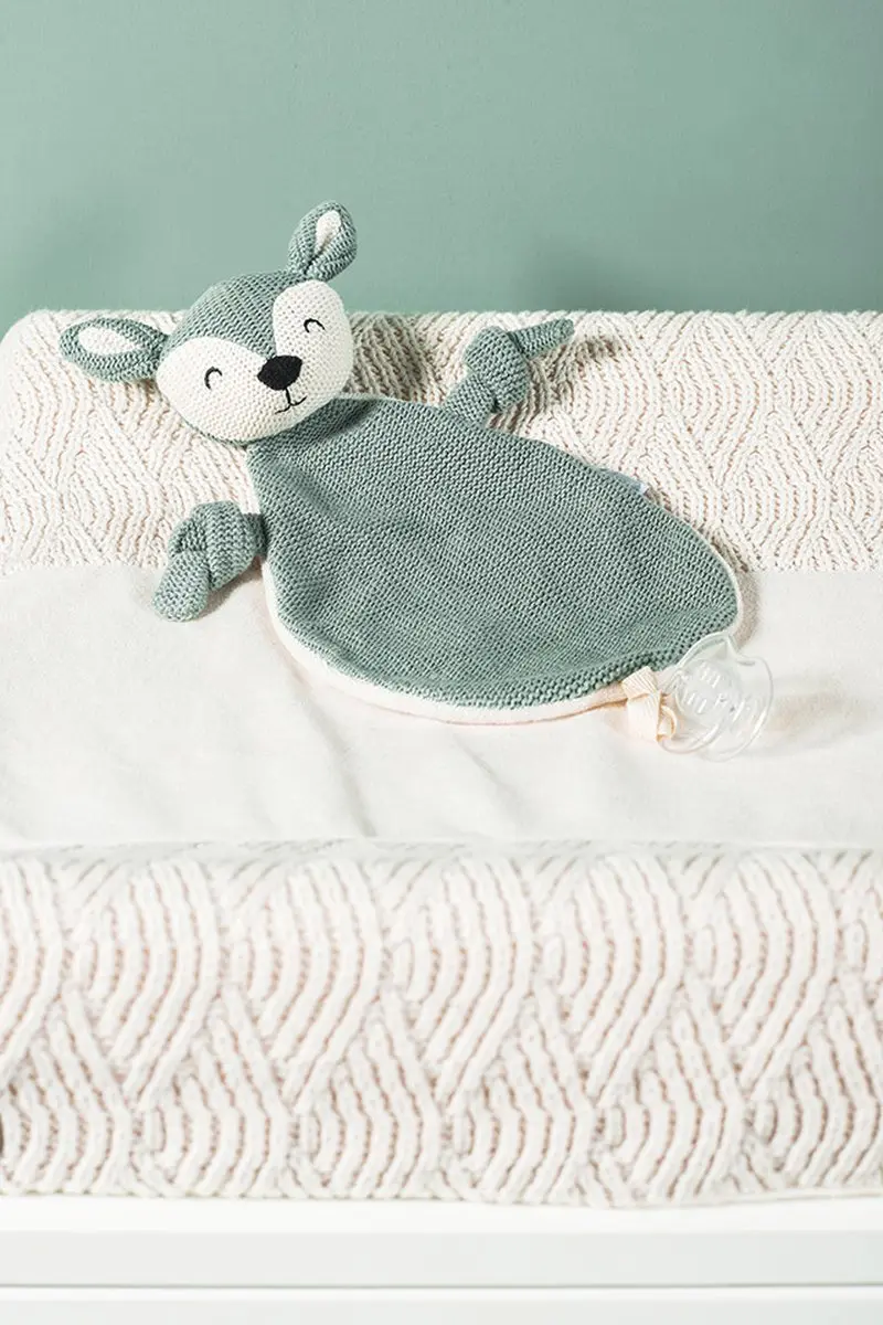 Jollein Deer Speenknuffel Ash Green - Katoen