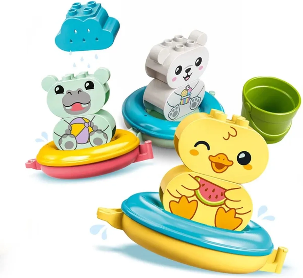 LEGO DUPLO Pret in Bad Drijvende Dierentrein 10965 - 14 Stukken - afbeelding 6 van 6