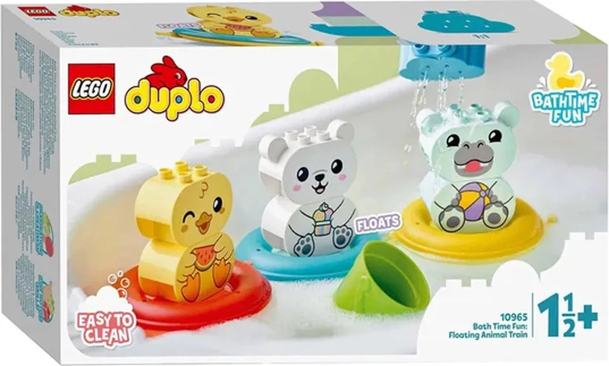 LEGO DUPLO Pret in Bad Drijvende Dierentrein 10965 - 14 Stukken
