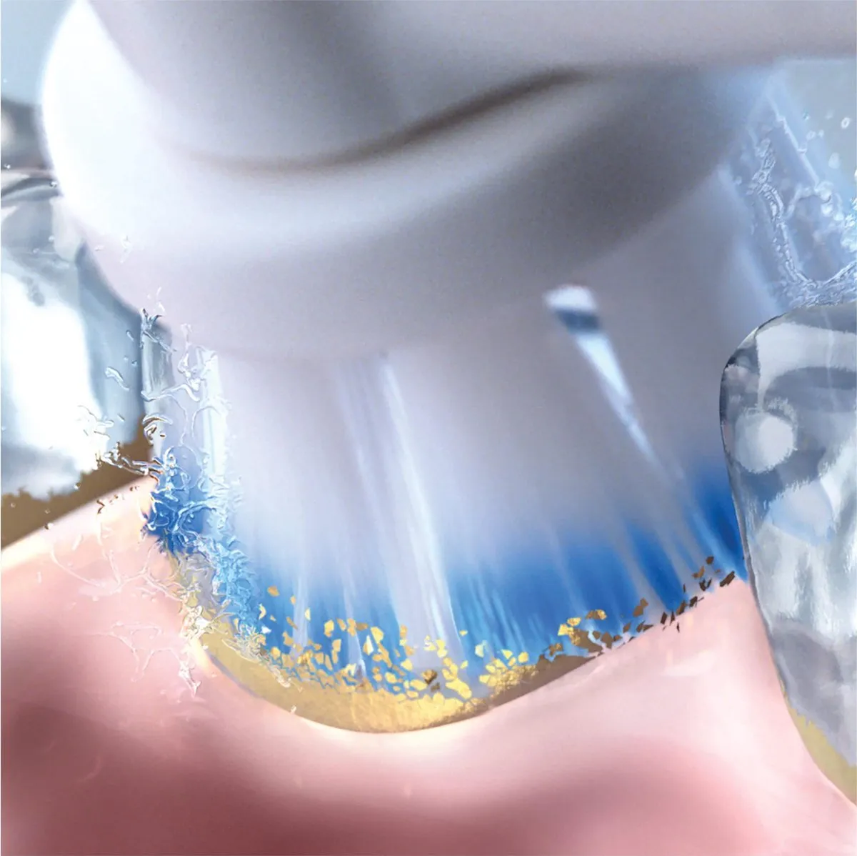 Oral-B Sensitive Clean Opzetborstels 4 Stuks - Wit