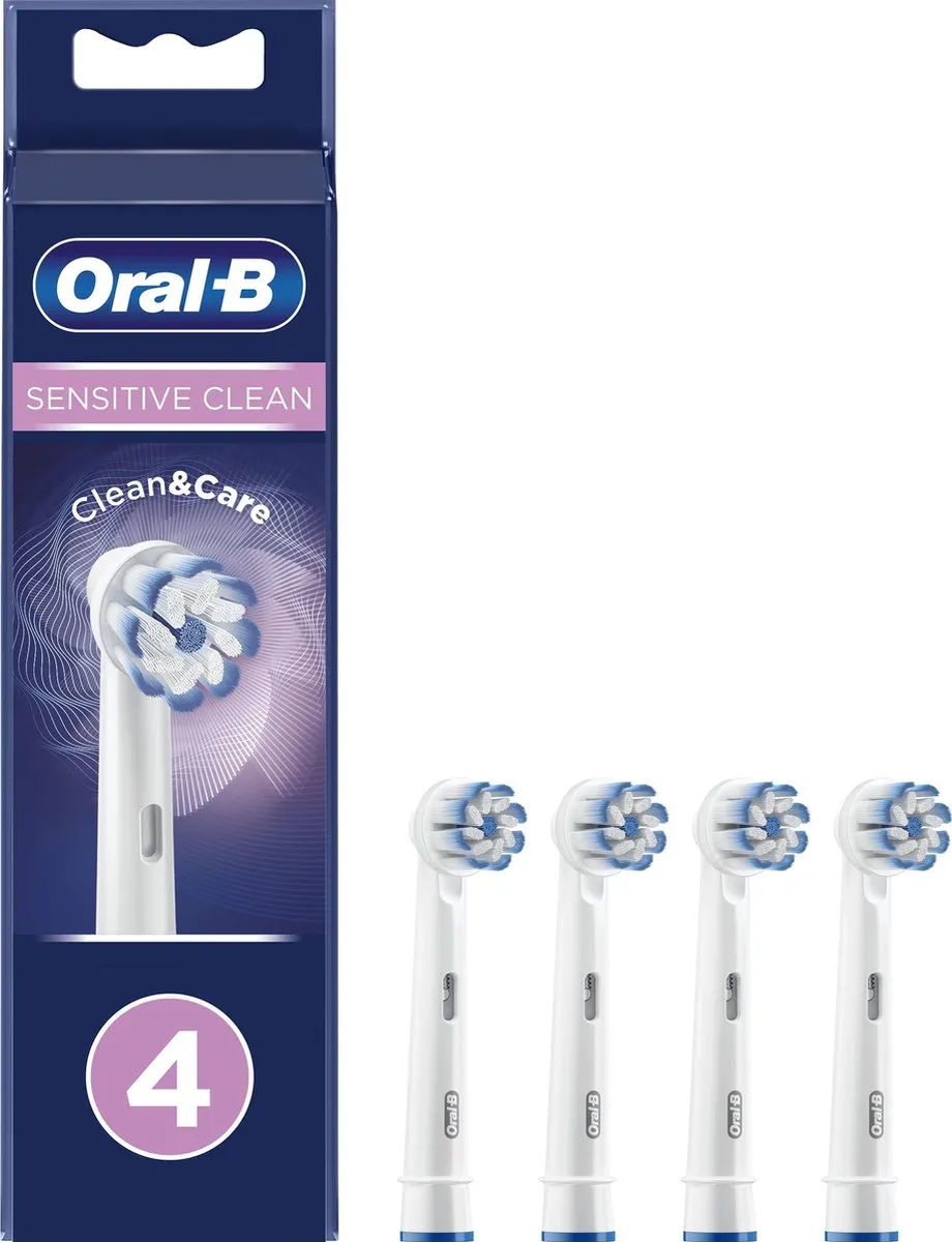 Oral-B Sensitive Clean Opzetborstels 4 Stuks