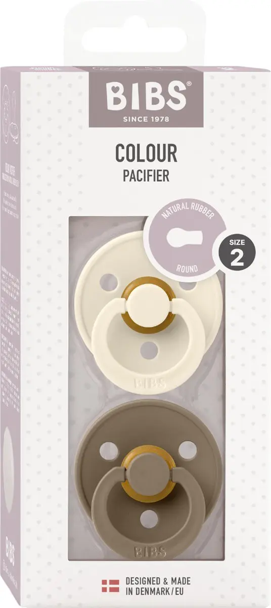 BIBS Colour Pacifier Stage 2 Fopspeen