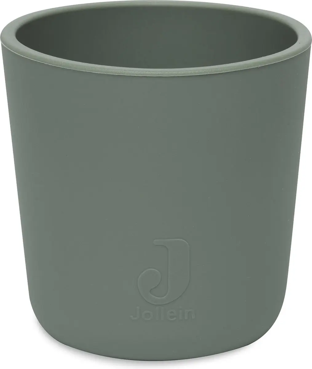 Jollein Drinkbeker Siliconen Ash Green - 6-18 maanden