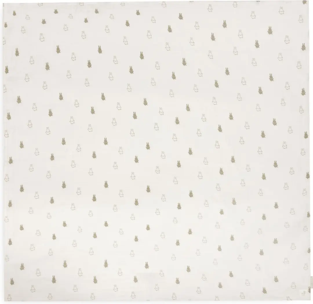 Jollein x Nijntje Hydrofiele Doek Large 115x115cm - 2 Stuks - Olive Green