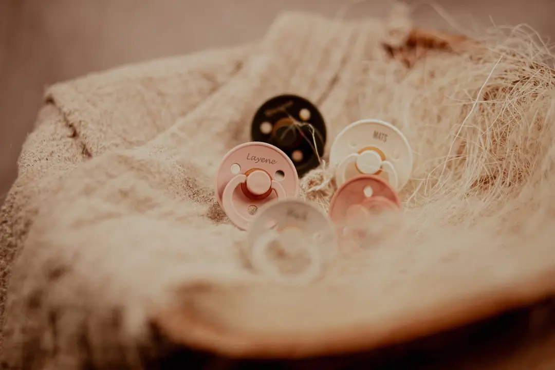 BIBS T3 Fopspenen met naam - 3 Stuks - Blush/Cloud/Vanilla
