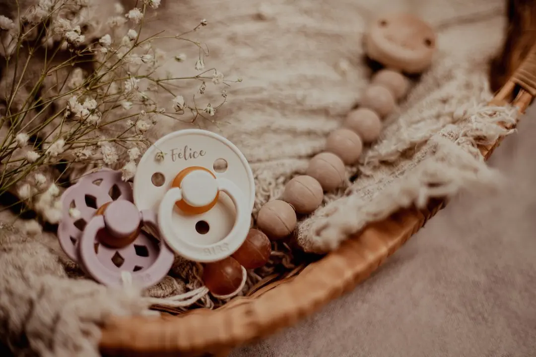 BIBS T3 Fopspenen met naam - 3 Stuks - Blush/Cloud/Vanilla - afbeelding 6 van 6