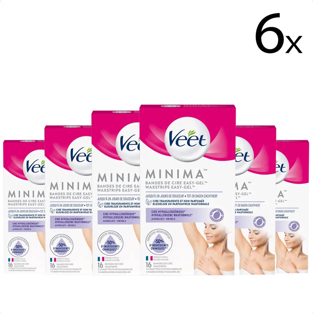 Veet Ontharingsstrips Oksels Hypoallergene Minima