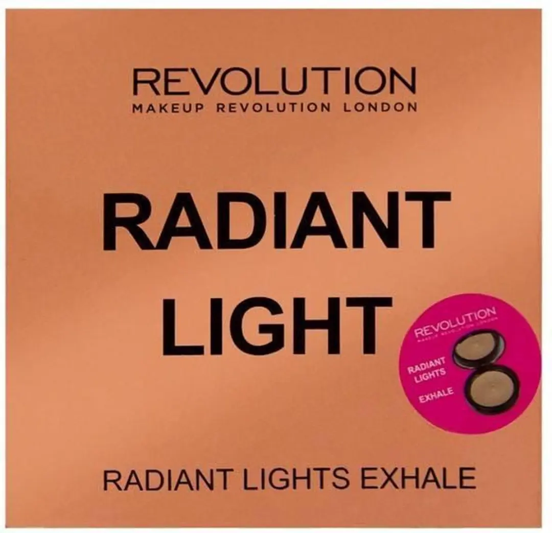 Makeup Revolution Radiant Lights Exhale Highlighter 12g - Champagne Gold