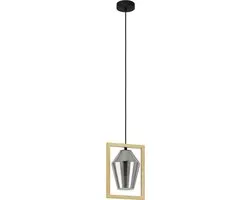 Eglo Viglioni Hanglamp E27 - 3 Lichtpunten - Zwart/Bruin
