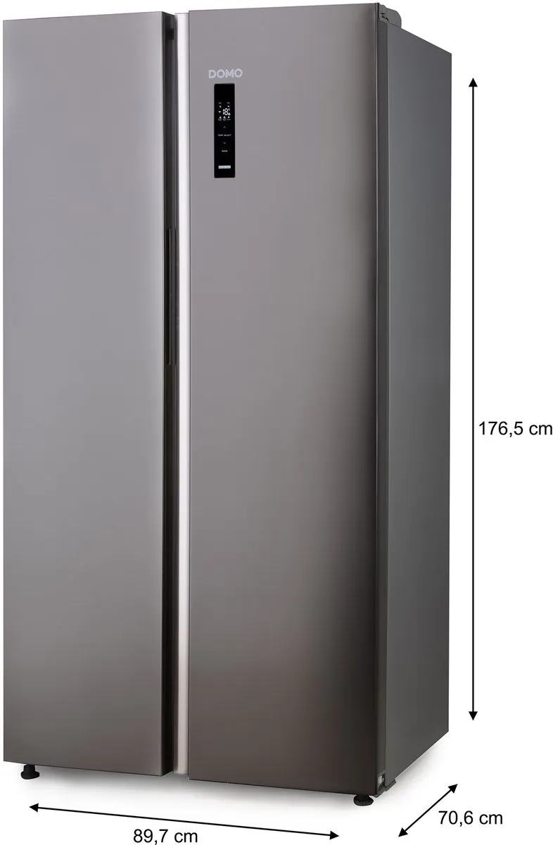 Domo DO99506M Koelvriescombinatie 555L - No Frost - Inox Look
