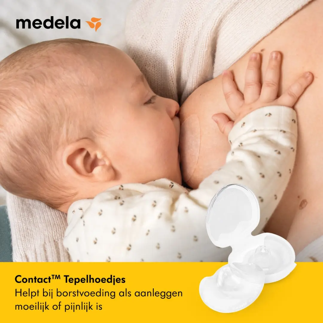 Medela Contact Tepelhoedjes M - 20mm - 2 Stuks - Geel