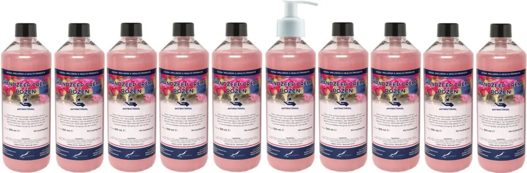 Splashbox Cosmetics Handzeep Crème Rozen 500ml