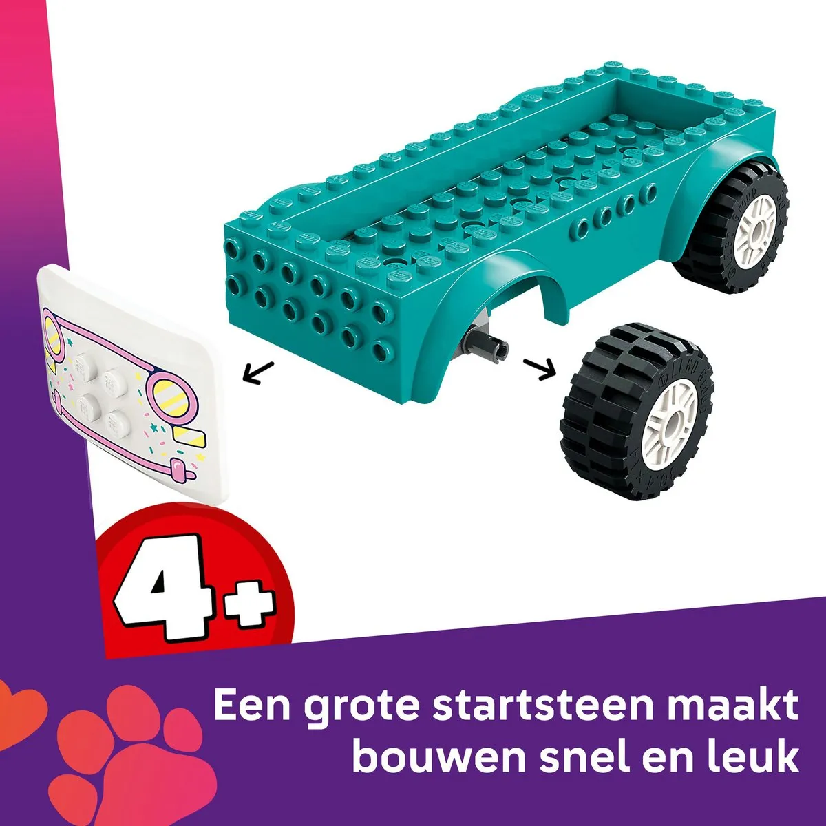 LEGO Friends IJscotruck 42644 - 2 Minifiguren - 92 Stukken - afbeelding 6 van 6