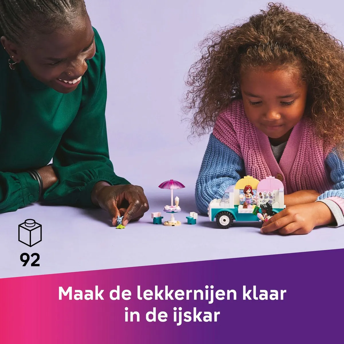 LEGO Friends IJscotruck 42644 - 2 Minifiguren - 92 Stukken