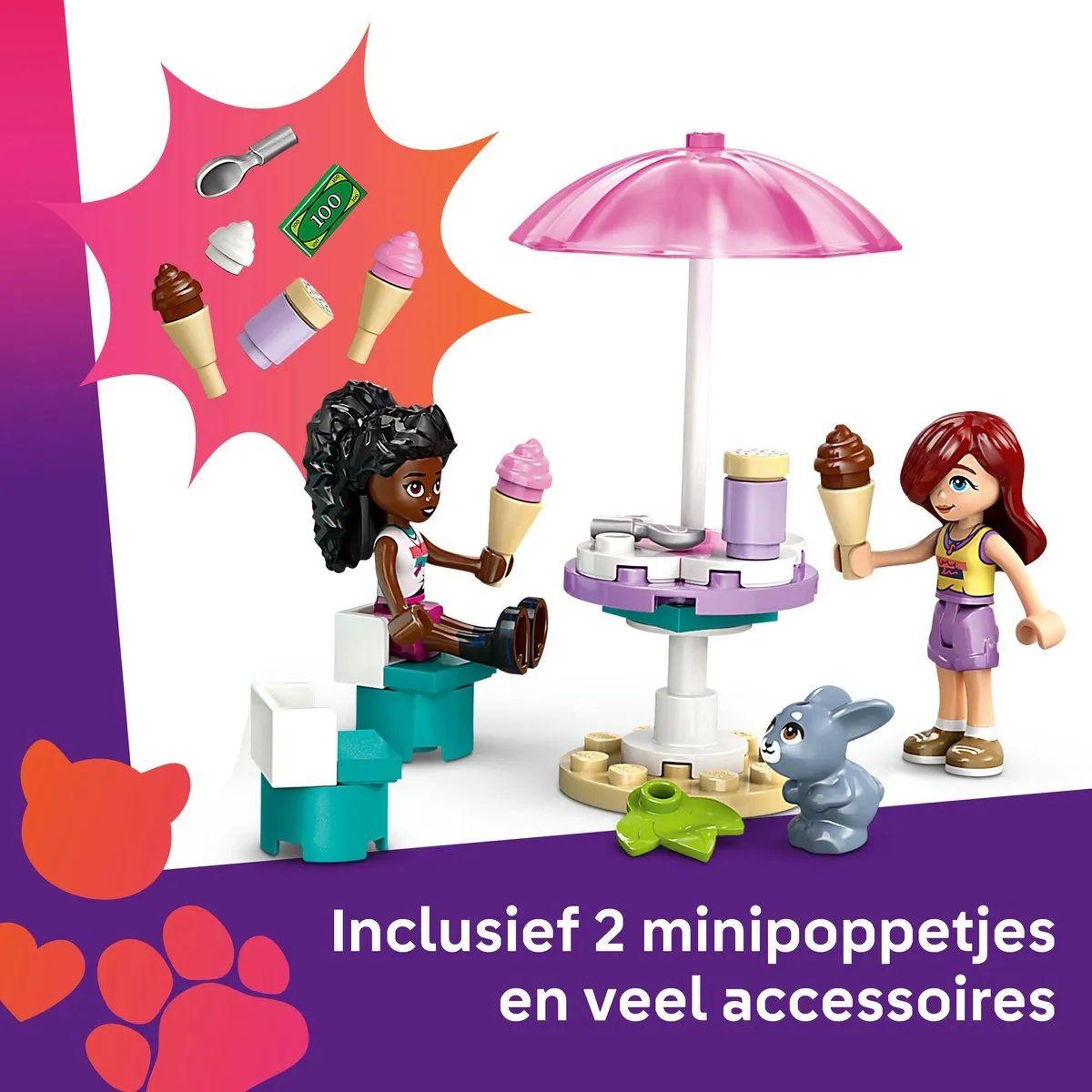 LEGO Friends IJscotruck 42644 - 2 Minifiguren - 92 Stukken