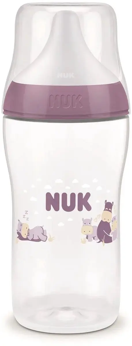 NUK Perfect Match PP Babyfles 260ml - Speen M - 3+ Maanden - Paars