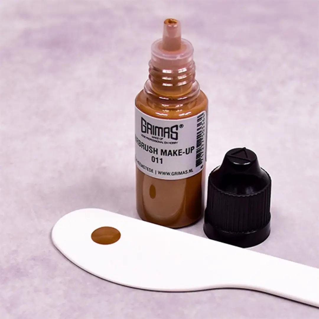 Grimas Airbrush Make-up 011 - 10ml - Donkere huidskleur