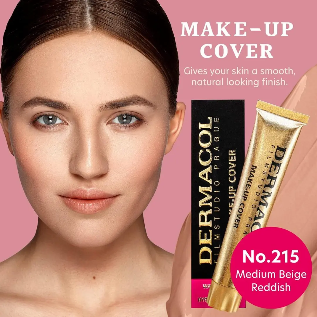 Dermacol Full Coverage Matte Foundation SPF 30 - 30ml - Shade 215 - afbeelding 6 van 6