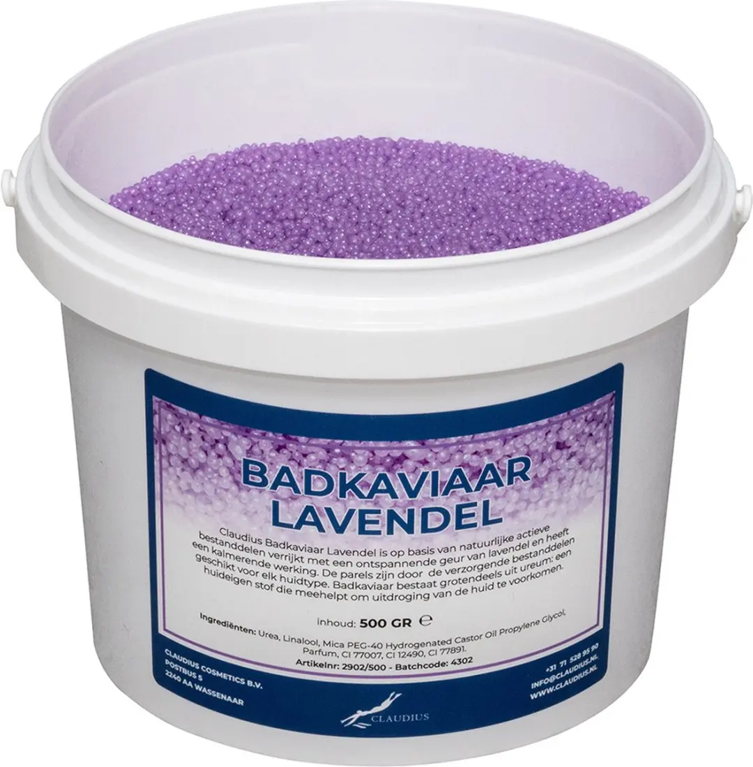 Splashbox Cosmetics Badkaviaar Lavendel Badparels 500g