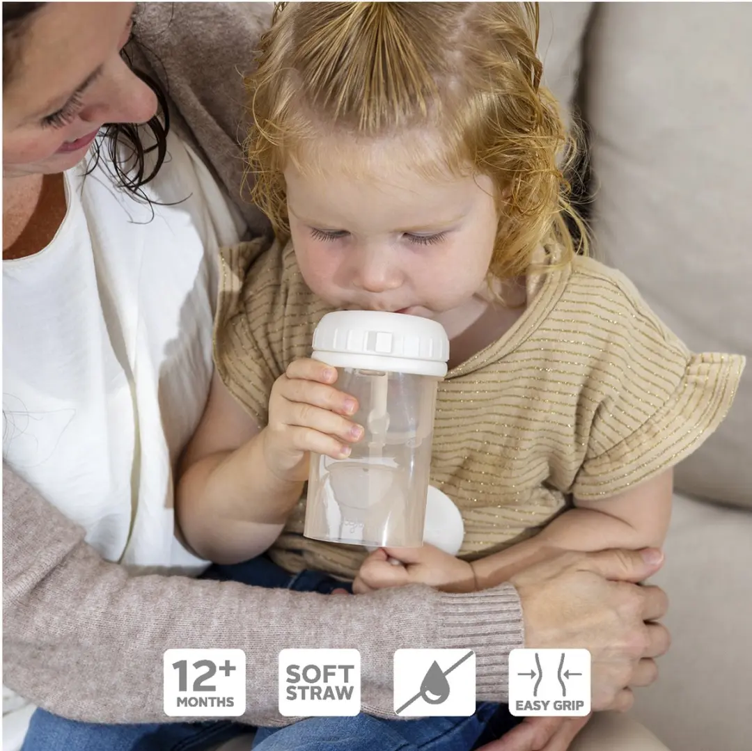 Difrax Rietjesbeker 250ml - Beige