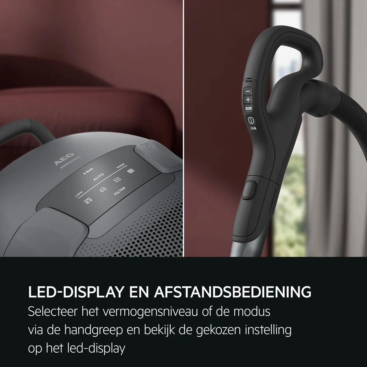 AEG AB81A2DG Stofzuiger met zak - 650W - 5L - Granite Grey - afbeelding 6 van 6