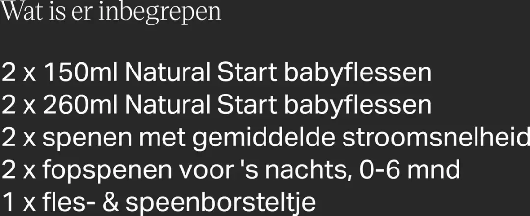 Tommee Tippee Natural Start Babyflessen Startersset 9 Stuks - 150ml & 260ml - Blauw