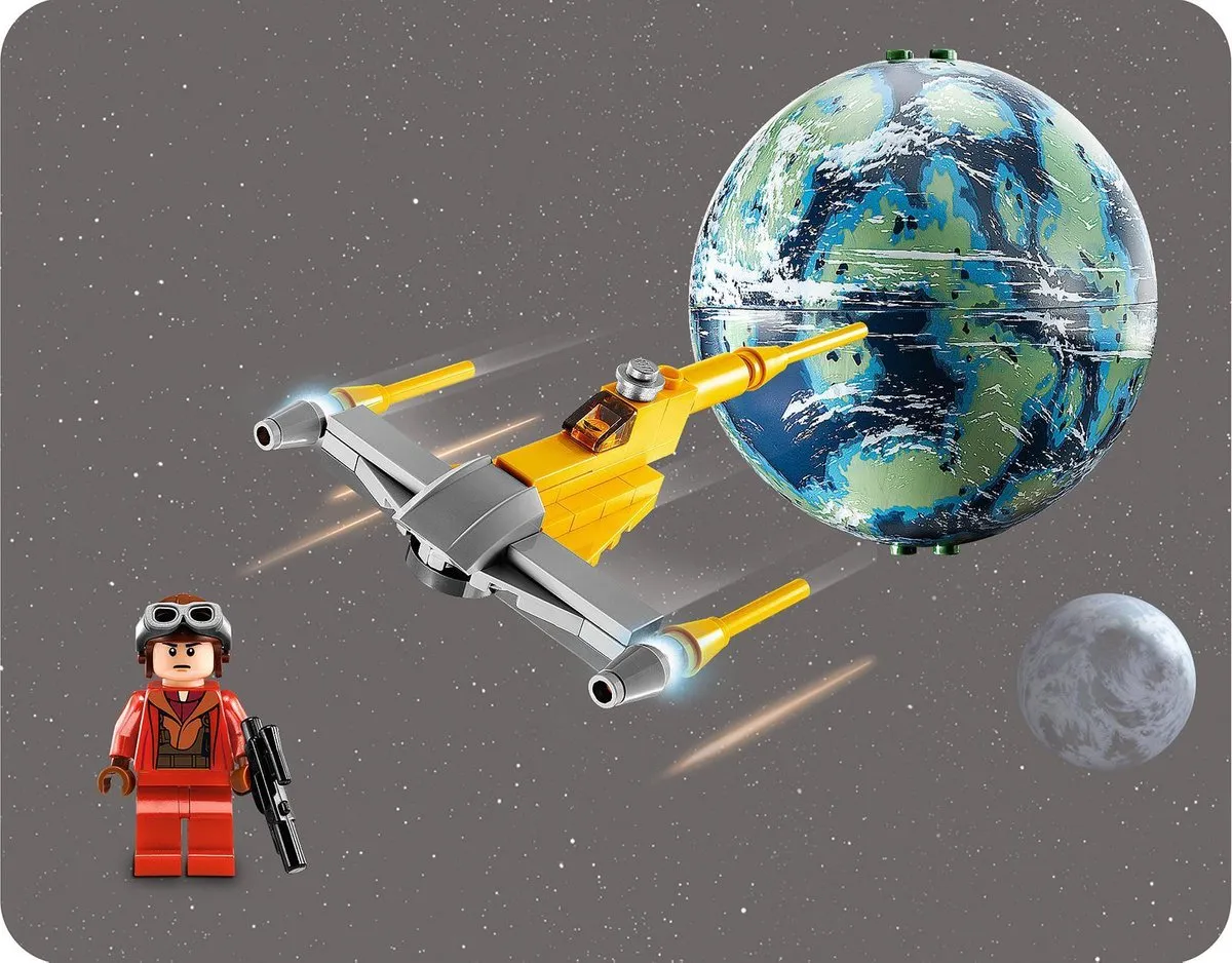LEGO Star Wars Naboo Starfighter 9674 - 56 Stukken - 1 Minifiguur