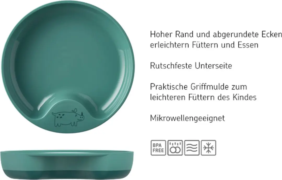 Mepal Mio Magnetronbestendig Oefenbord - Deep pink - afbeelding 6 van 6