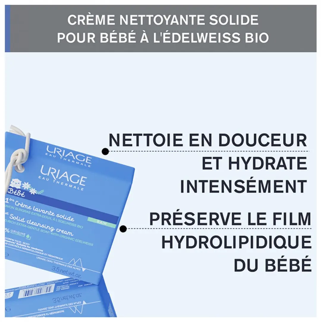 Uriage Bébé 1ère Crème Lavante Solide 100ml