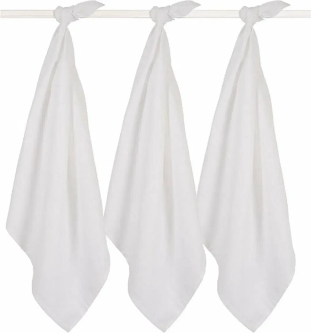 Jollein Hydrofiel Monddoekje Basic - 3 Stuks
