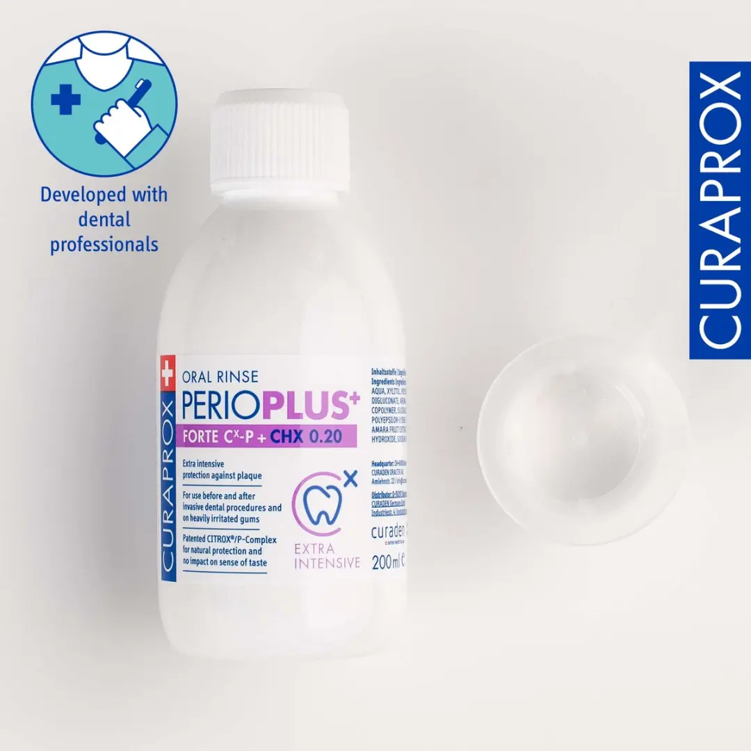 Curaprox Perio Plus+ Forte Mondspoeling CHX 0.20% 200ml