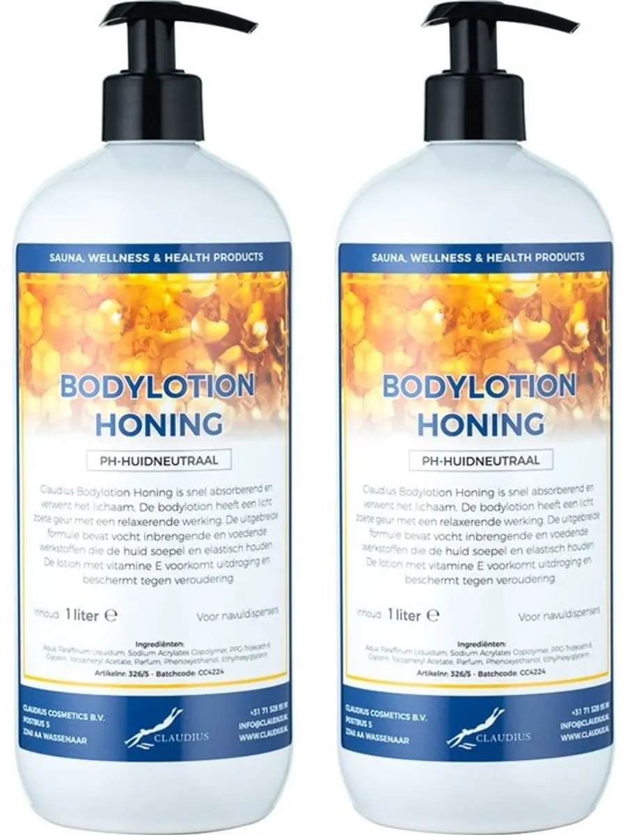 Splashbox Cosmetics Honing Bodylotion 2 Liter - 2 Stuks
