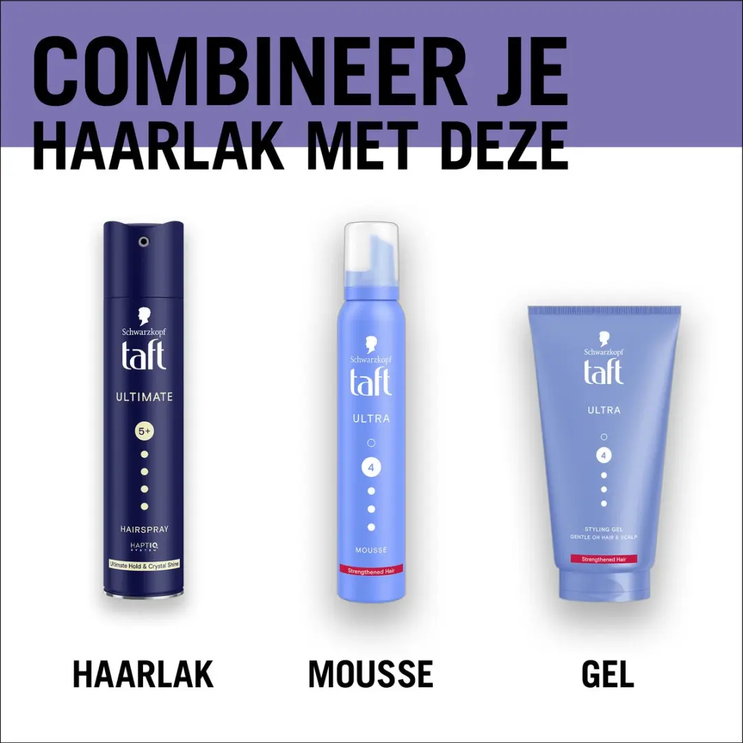 Taft Ultimate Haarspray 6x250ml - Sterke Fixatie