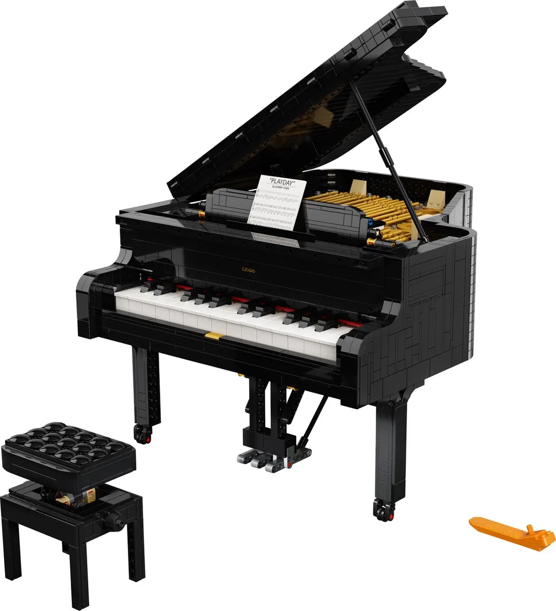 LEGO Ideas Vleugelpiano 21323 - 3662 Stukken - afbeelding 4 van 6