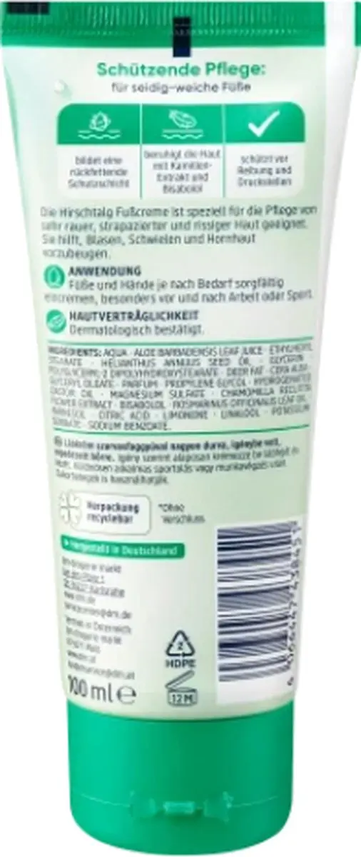 Balea Voetcrème Hertenvet 6x100ml