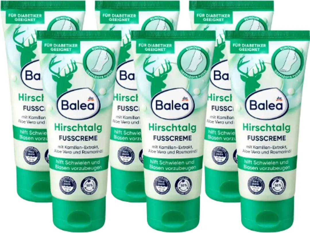 Balea Voetcrème Hertenvet 6x100ml