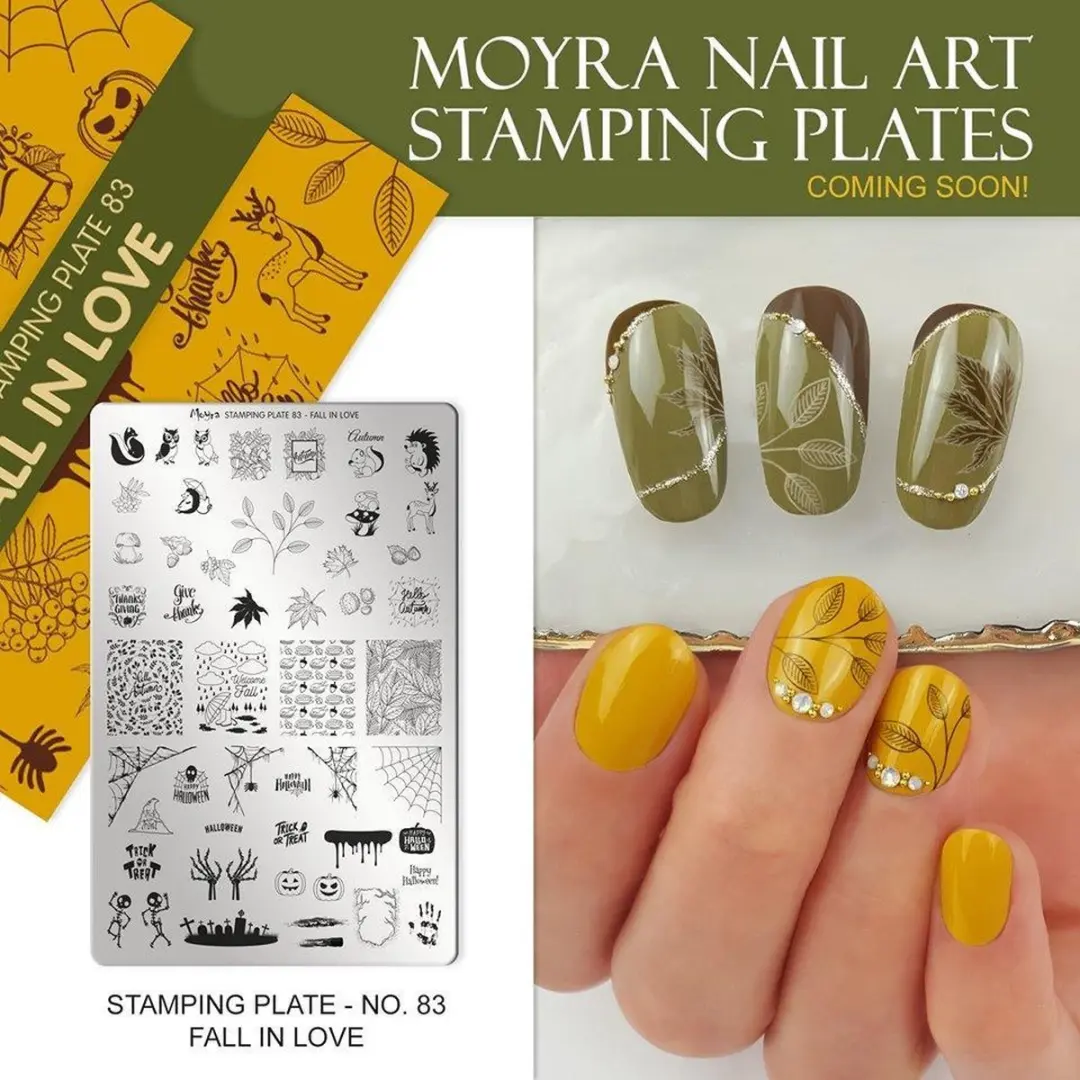 Moyra Stamping Plate 83 Fall in Love