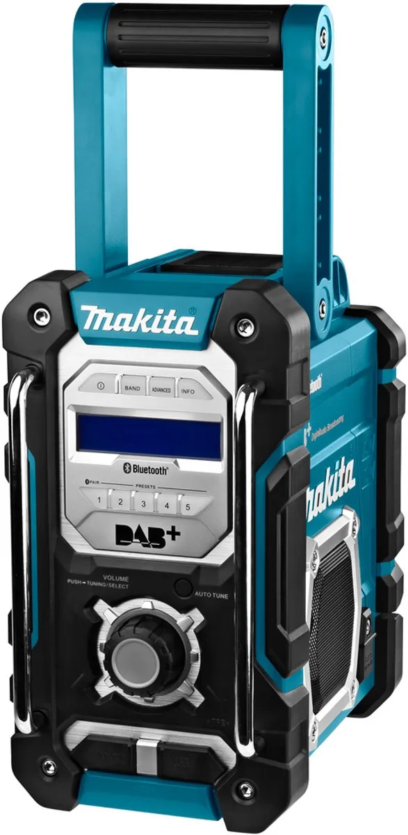 Makita DMR112 Accu Radio - Blauw - afbeelding 6 van 6