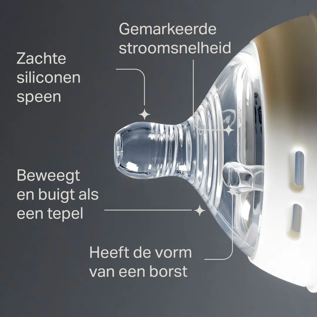 Tommee Tippee Natural Start Flesspenen Extra Langzaam - 2 Stuks