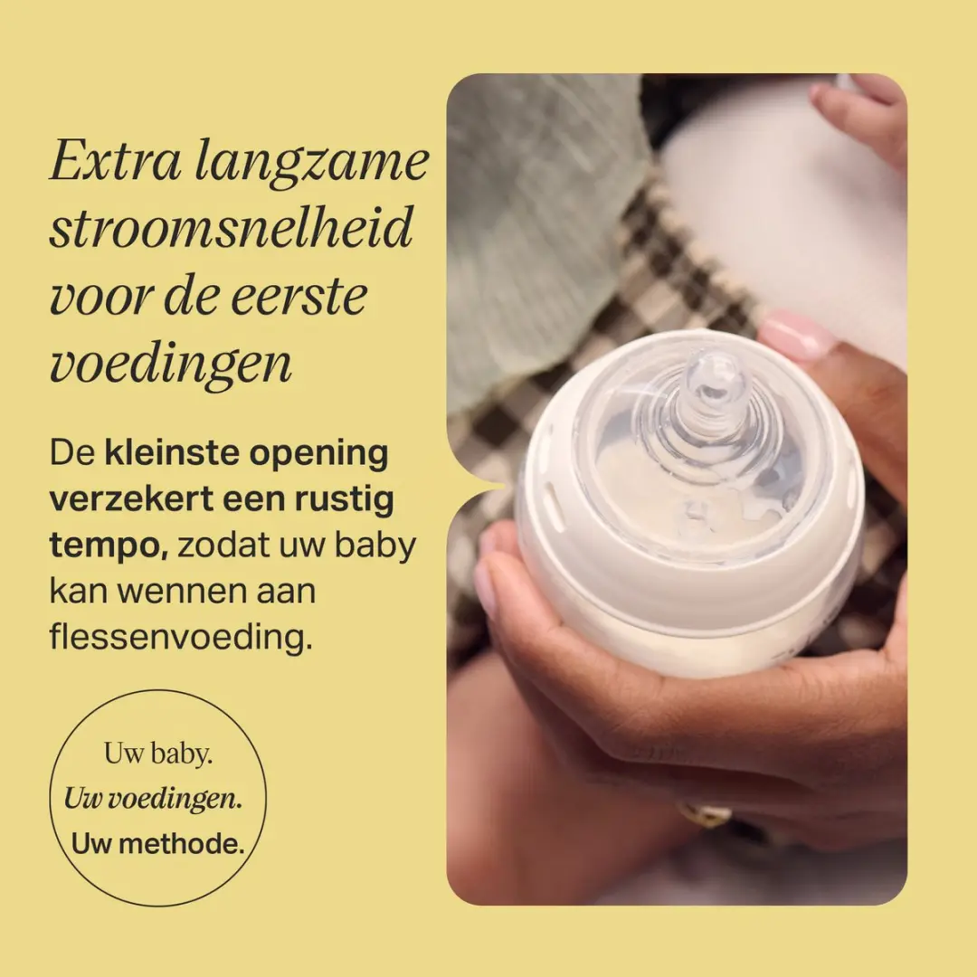 Tommee Tippee Natural Start Flesspenen Extra Langzaam - 2 Stuks