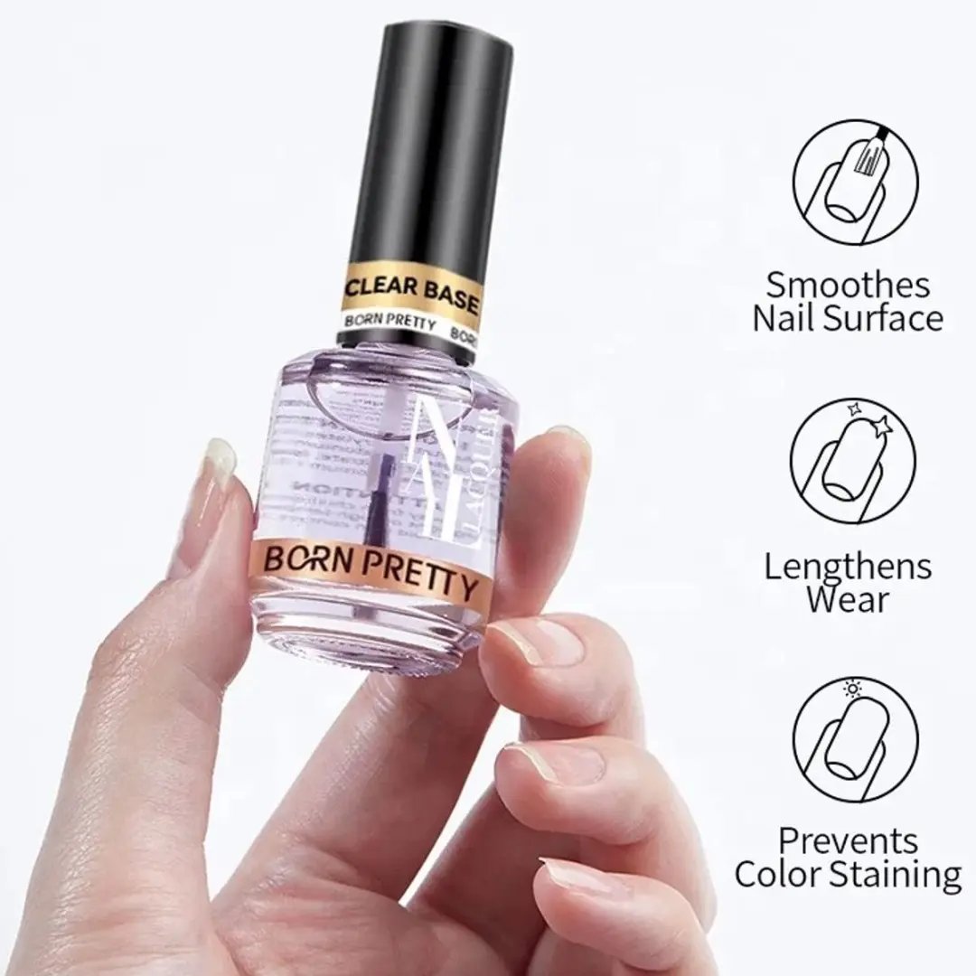 Born Pretty Basecoat Nagellak 15ml - 2 Stuks