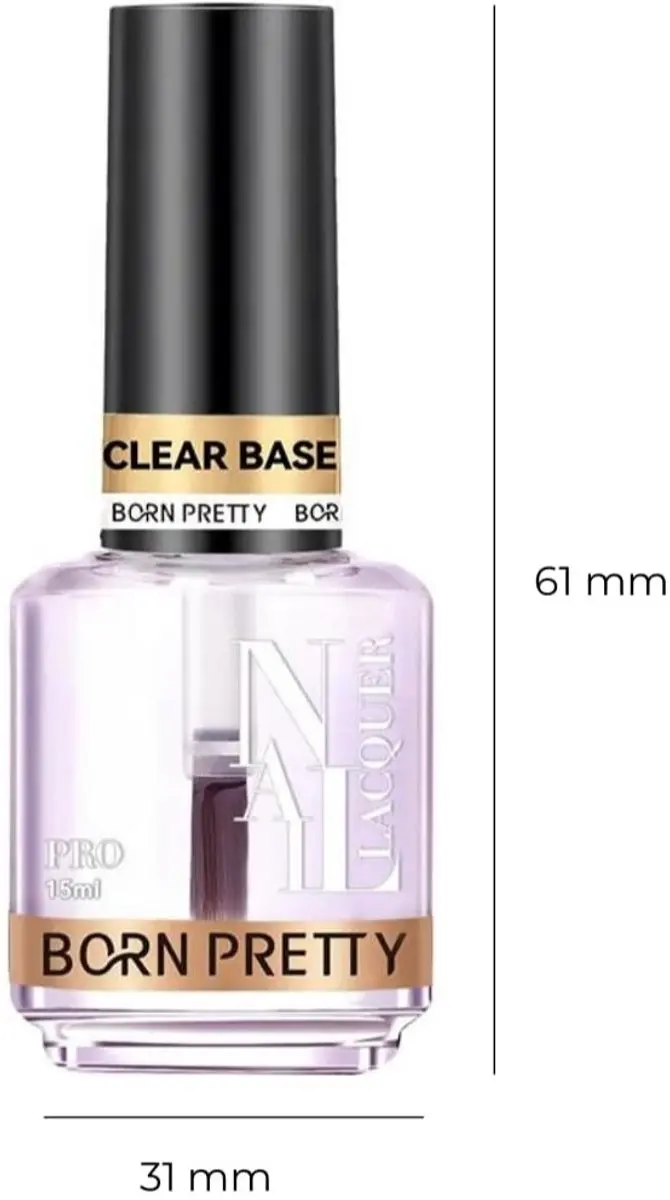 Born Pretty Basecoat Nagellak 15ml - 2 Stuks