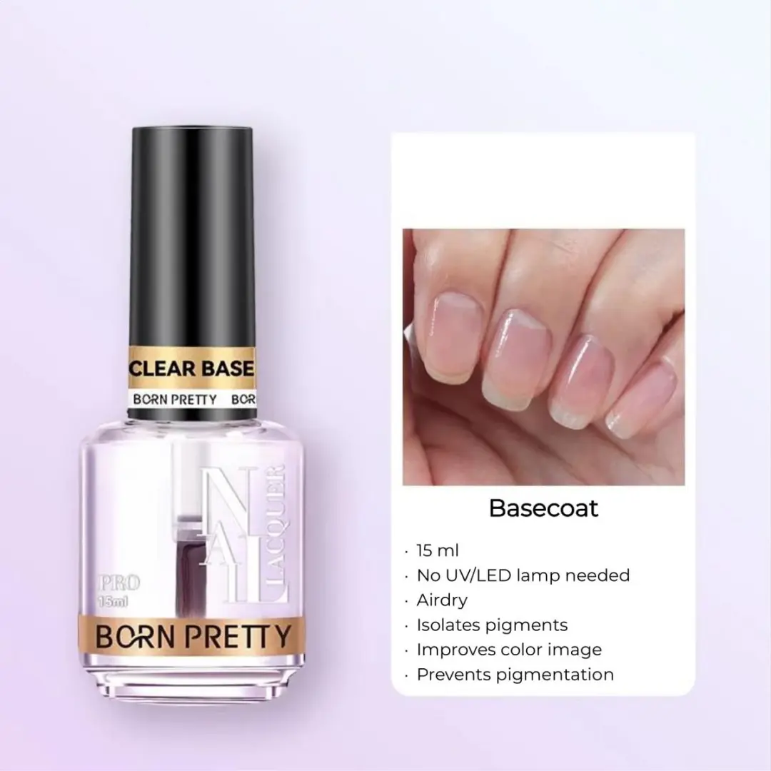 Born Pretty Basecoat Nagellak 15ml - 2 Stuks